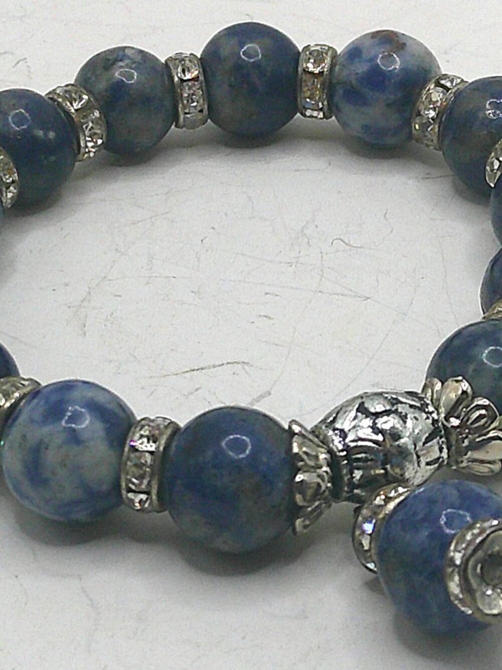 Denim Blue Stretch Bracelet